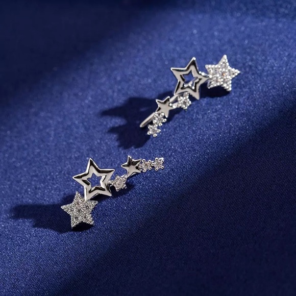 ⚜️[𝟯𝟬%𝗢𝗙𝗙|𝗯𝘂𝗻𝗱𝗹𝗲𝘀 𝟯+]⚜️CZ Constellation Climber Earrings NEW - Picture 6 of 10